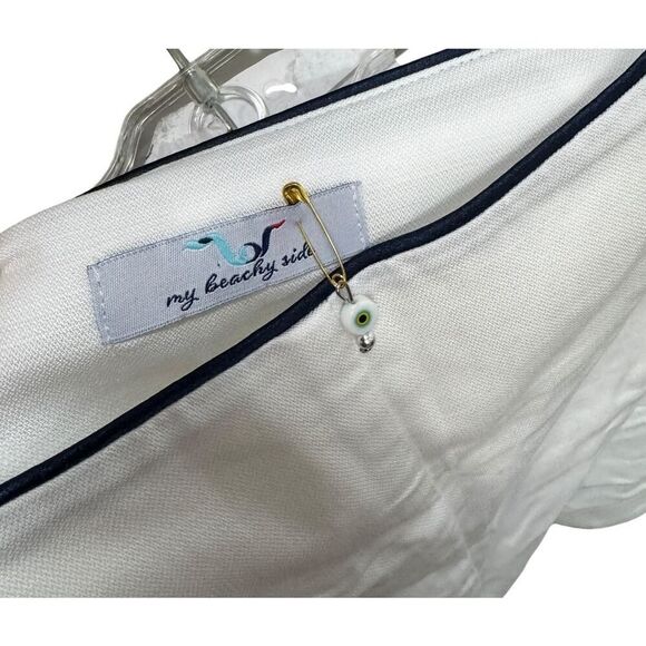 MYBEACHYSIDE Emily In Paris L'eau Cotton-blend Shorts - Size L - NWT - Picture 4 of 5